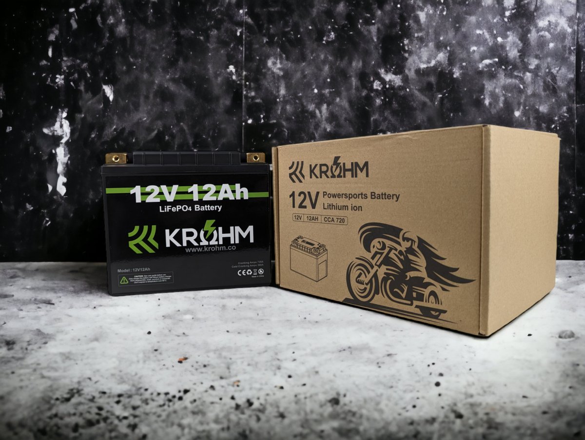 Krohm 12V 12Ah High Draw Battery - Krohm - Lithium Battery