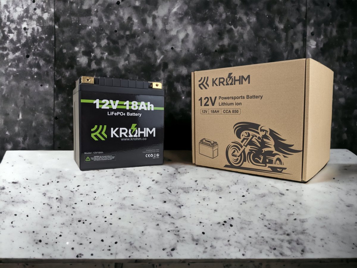 Krohm 12V 18Ah High Draw Battery - Krohm - Lithium Battery