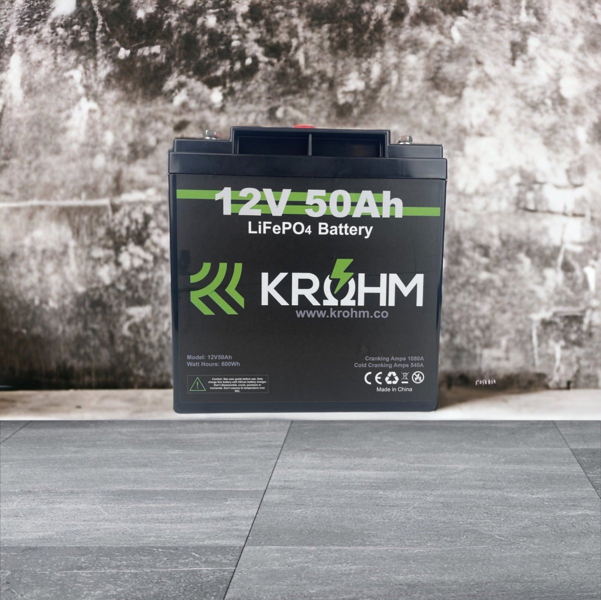 Krohm 12V 50Ah High Density Battery