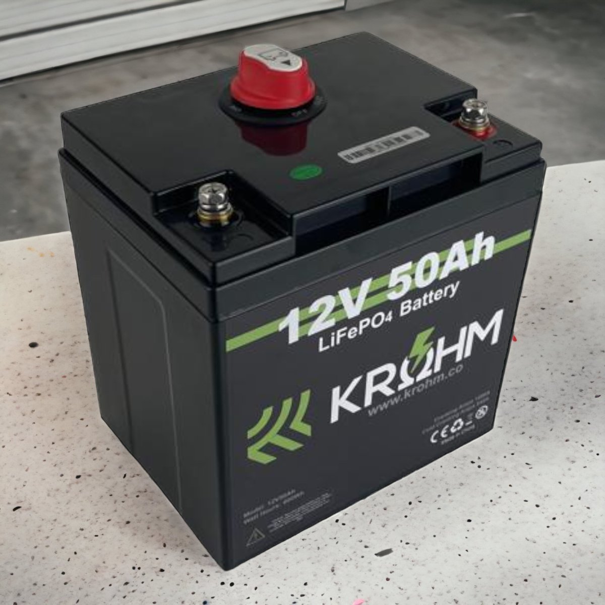 Krohm 12V 50Ah High Density Battery - Krohm -