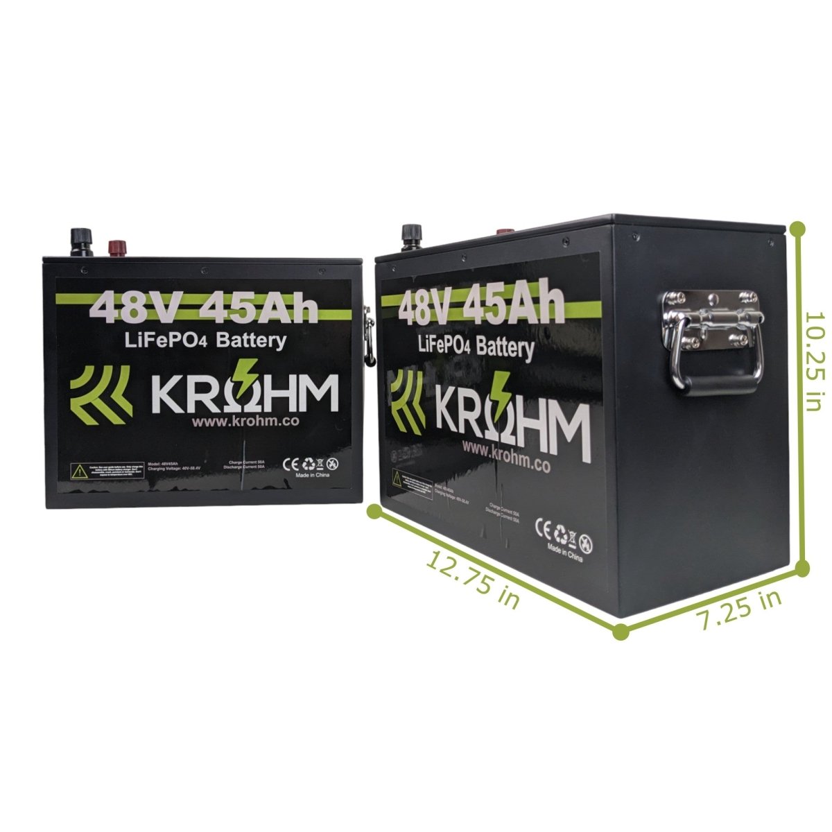 Krohm LiFePO4 48V 90Ah Battery Golf Cart Bundle - Krohm - Lithium Battery