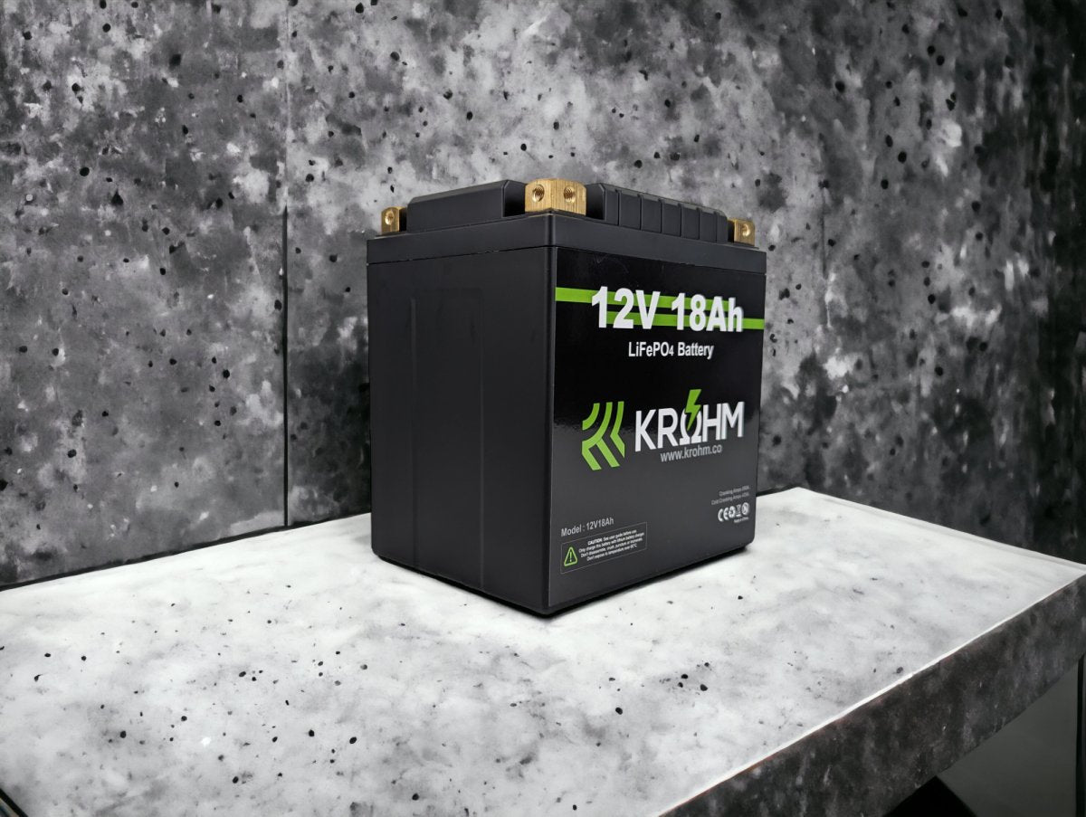 Krohm 12V 18Ah High Draw Battery - Krohm - Lithium Battery